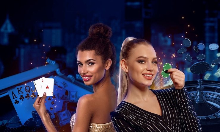 Professional dealer managing live blackjack table at 7000 bet casino